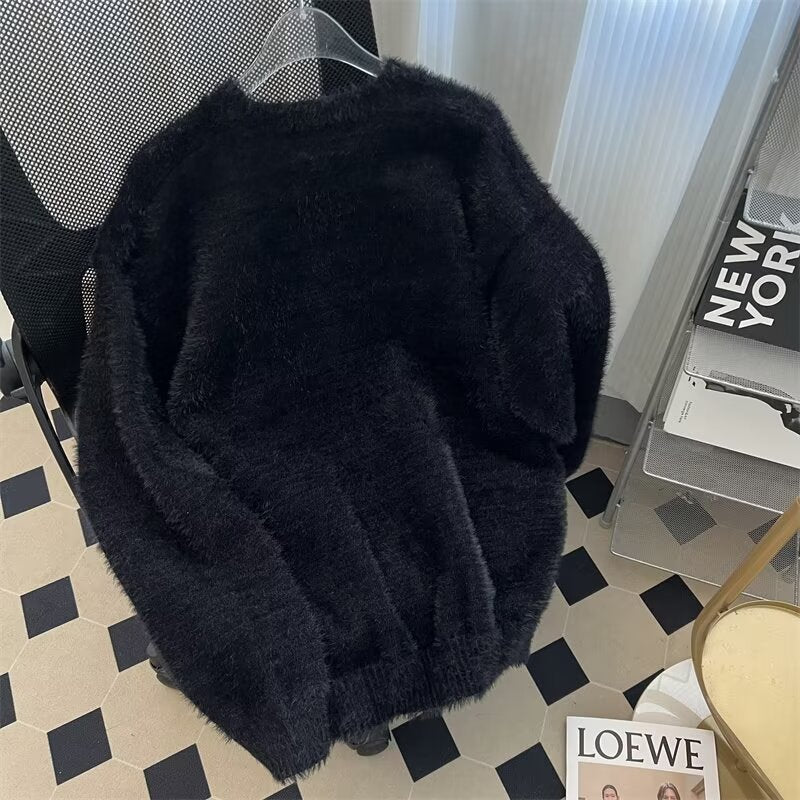 Pull tendance, style décontracté motif de serpent