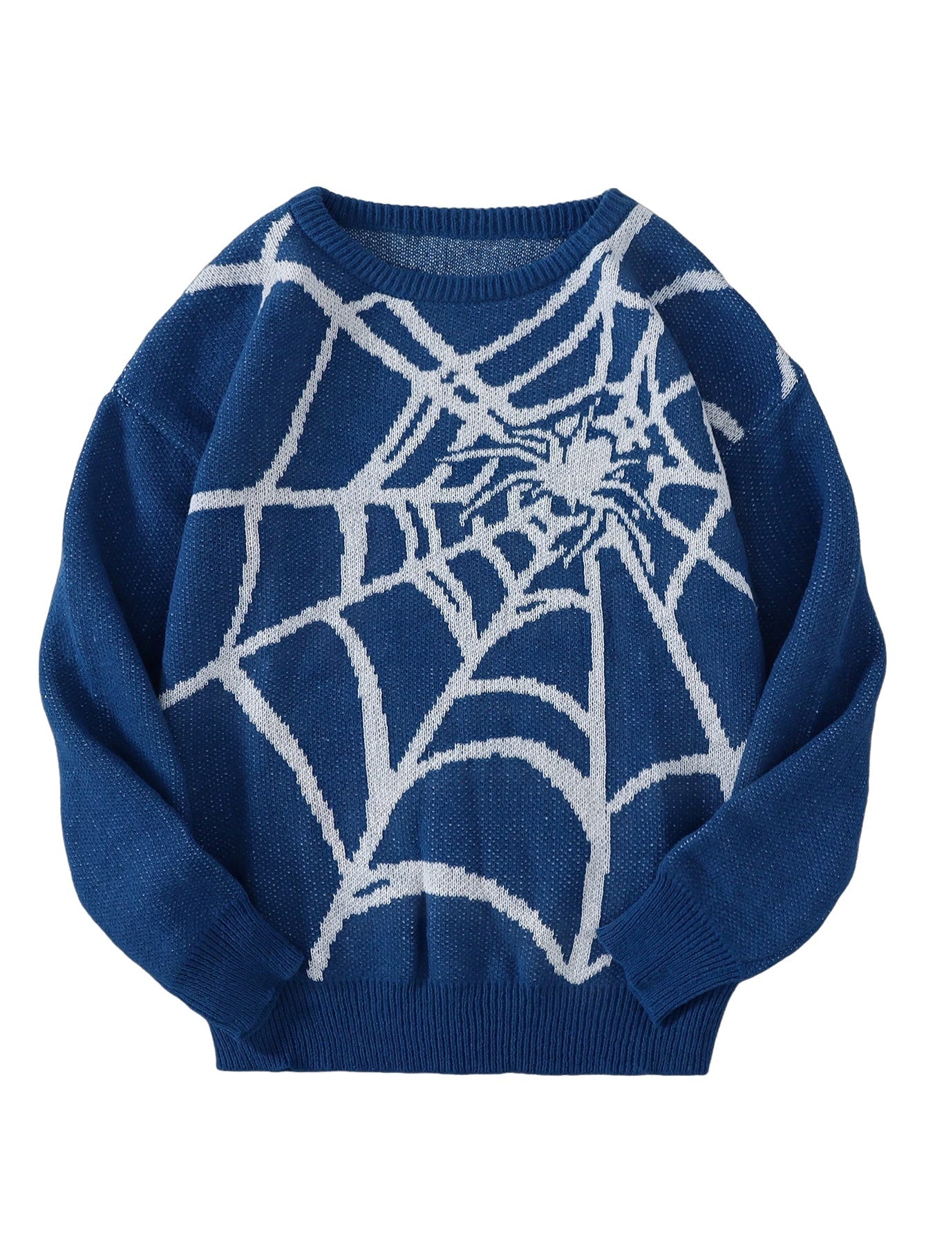Pull avec motif toile d’araignée