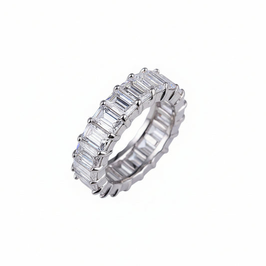 Bague anneaux en platine