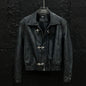 Manteau homme uni au style original et bad boy