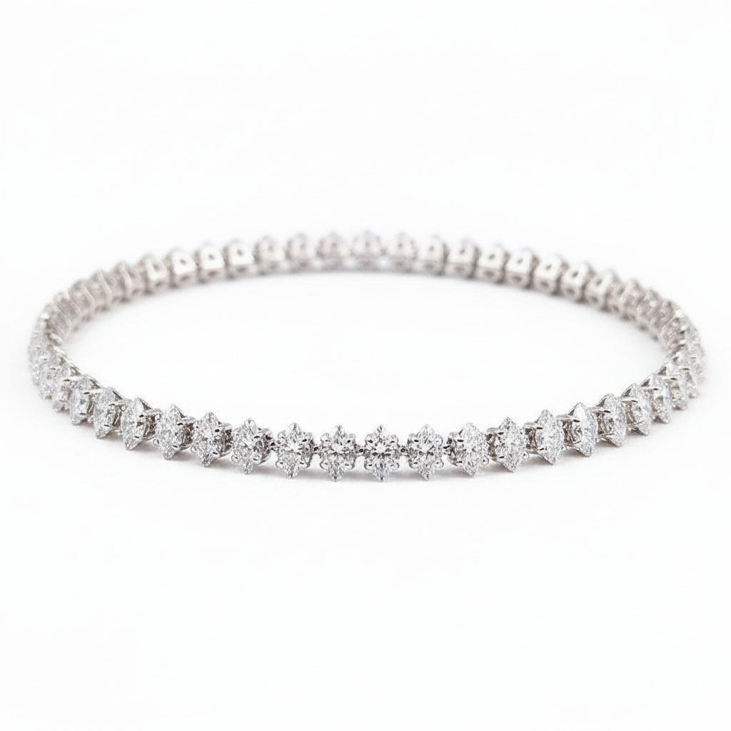 Bracelet Tennis Éclat Marquise
