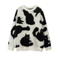 Pull tendance style américain avec motif de chat