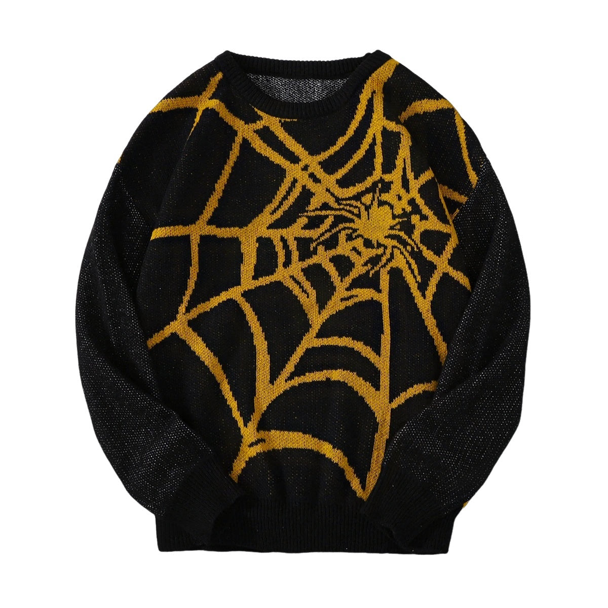 Pull avec motif toile d’araignée