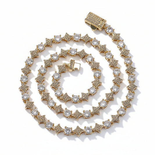 Collier et bracelet en Argent de Luxe