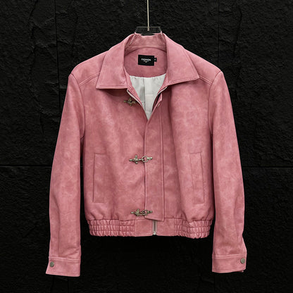 Manteau homme uni au style original et bad boy