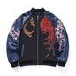 Veste robuste style national avec broderie du Kylin