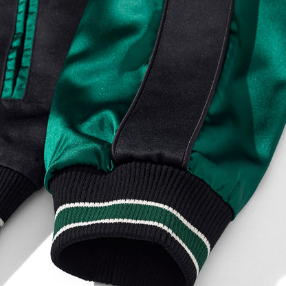 Veste casual avec broderie tigre