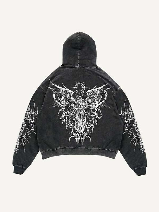 Sweat à capuche goth