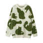 Pull tendance style américain avec motif de chat
