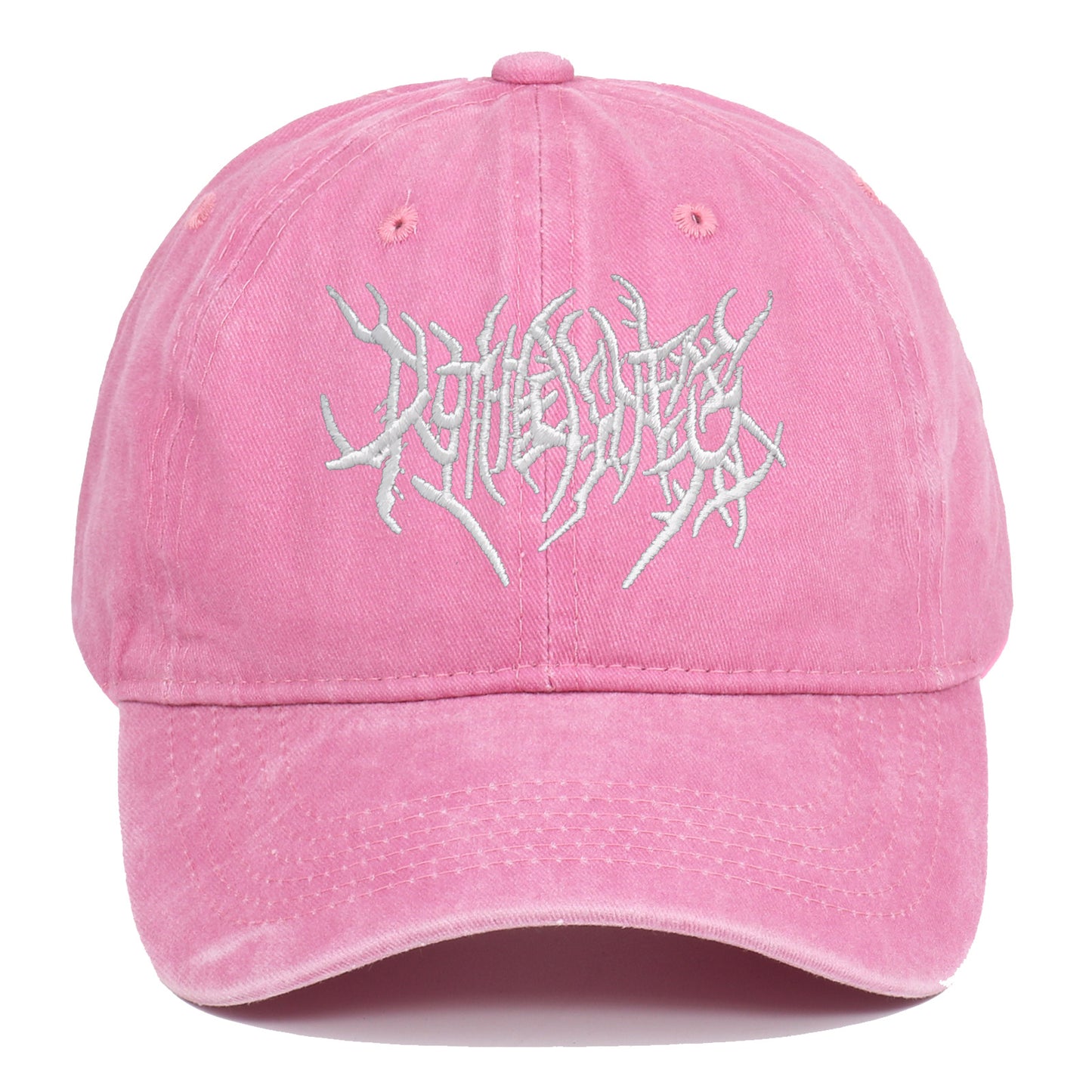 Casquette rétro délavée avec broderie