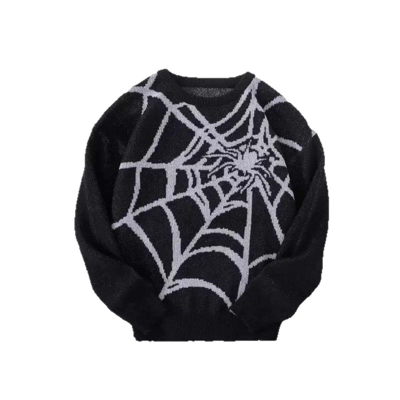 Pull avec motif toile d’araignée