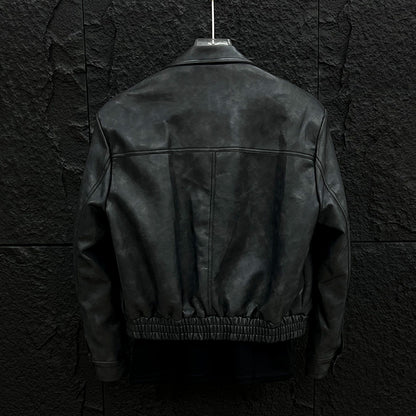 Manteau homme uni au style original et bad boy