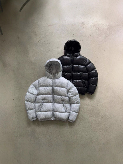 Veste doudoune à capuche en coton matelassé