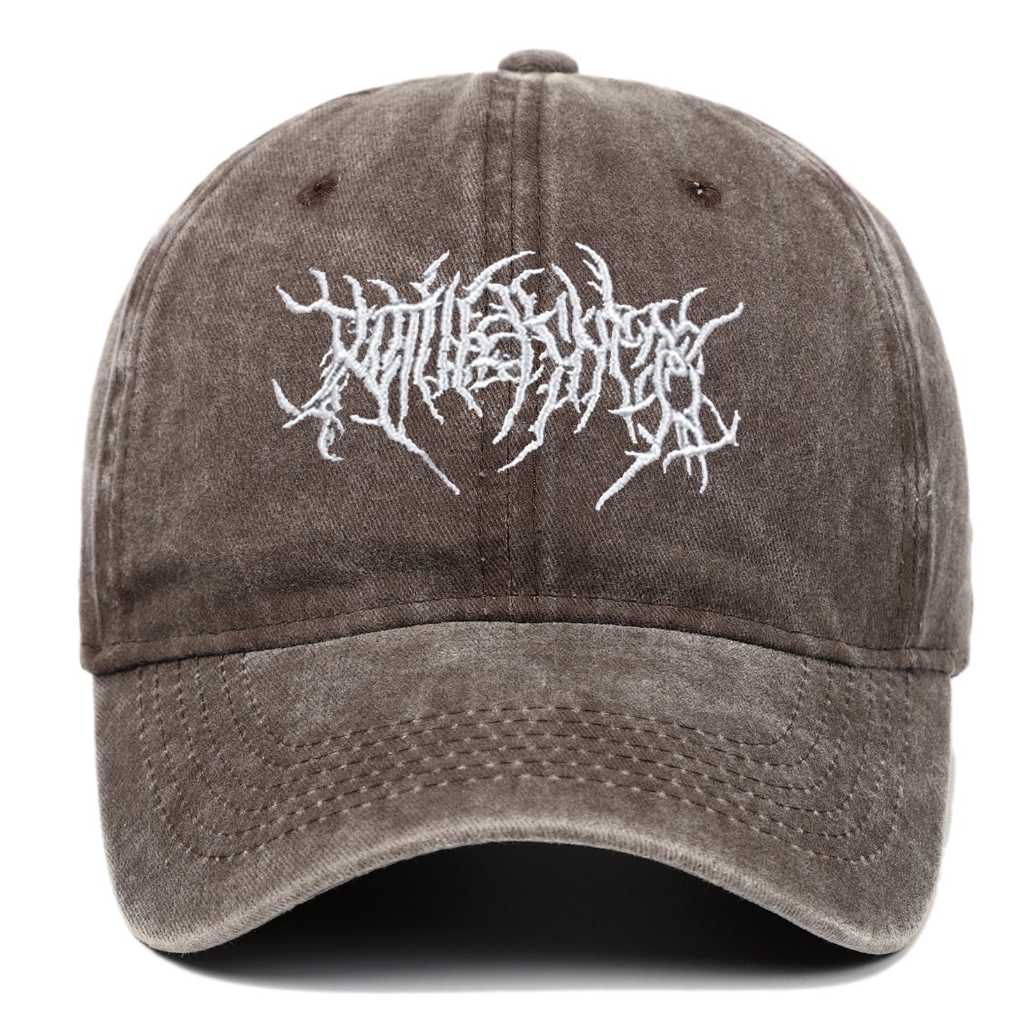 Casquette rétro délavée avec broderie